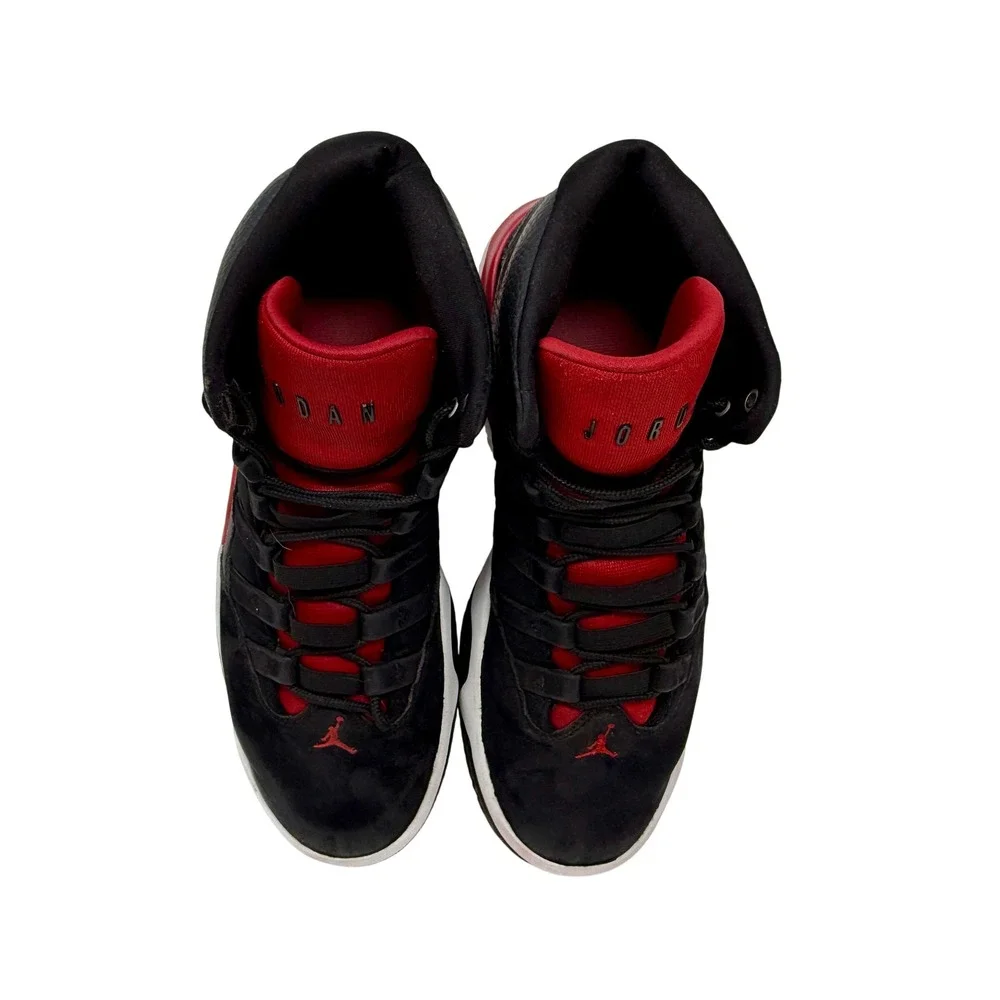 Nike Air Jordan Max Aura Bred AQ9084-061 Black Red White Men's Size 10 Shoes